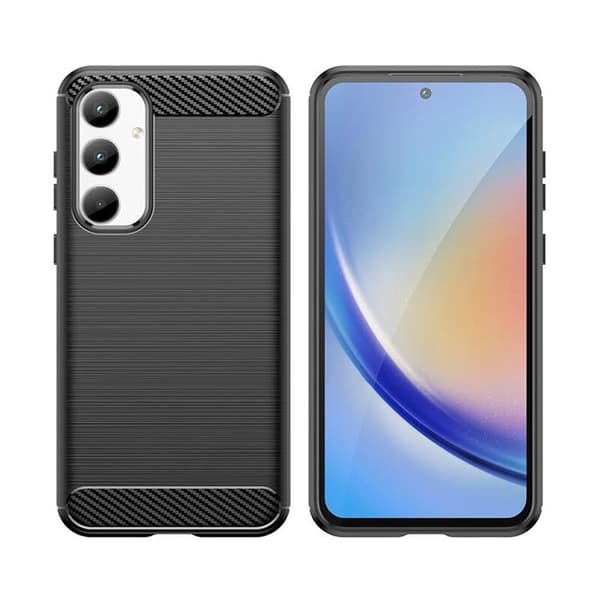 Galaxy A35 Mobilskal Carbon - Svart