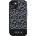 Miniatyrbild 7 av 11: Guess iPhone 15/14/13 Mobilskal MagSafe GCube Stripes - Svart