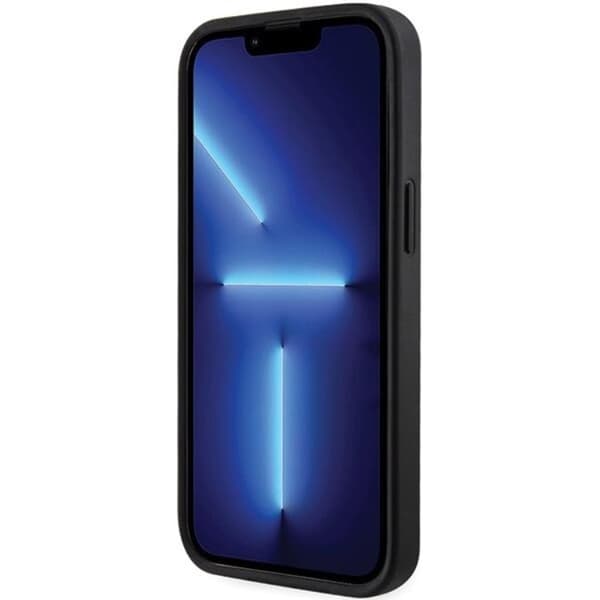 Guess iPhone 15/14/13 Mobilskal MagSafe GCube Stripes - Svart
