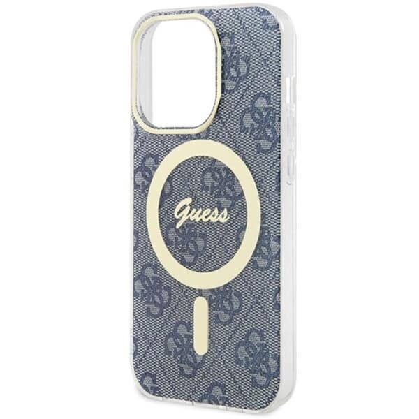 Guess iPhone 15 Pro Max Mobilskal Magsafe IML - Blå