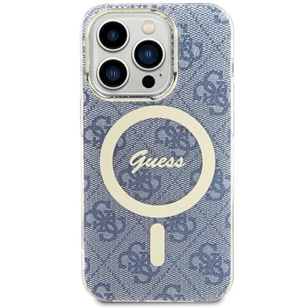 Guess iPhone 15 Pro Max Mobilskal Magsafe IML - Blå
