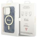 Miniatyrbild 8 av 11: Guess iPhone 15 Pro Max Mobilskal Magsafe IML - Blå