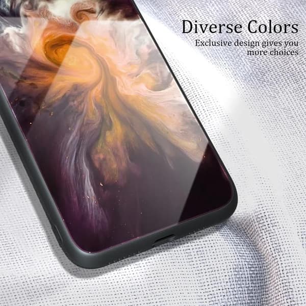 Galaxy A55 Mobilskal Marmormålad - Malachite