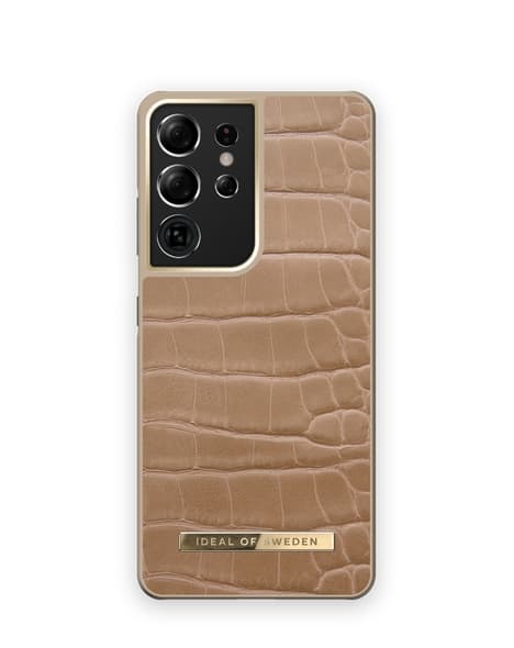 Ideal of Sweden Atelier Case Galaxy S21 Ultra Camel Croco