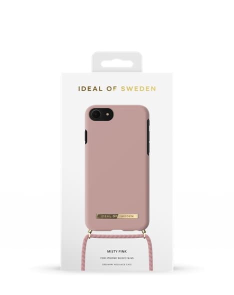 Ideal of Sweden Necklace case iPhone 8/7/6/6S/SE Misty Pink