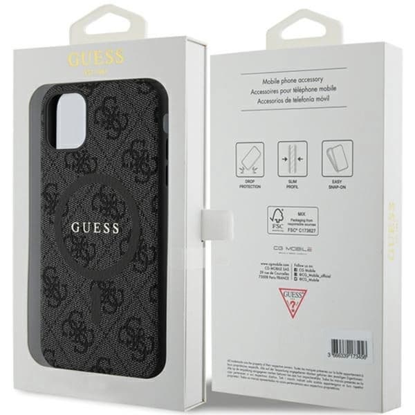 Guess iPhone 11/XR Mobilskal Magsafe Collection - Svart