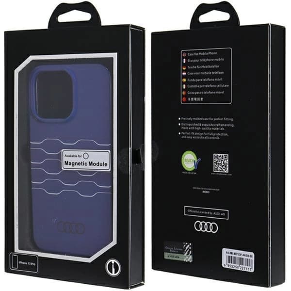 Audi iPhone 13/13 Pro Mobilskal Magsafe IML - Blå