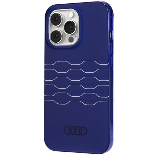 Audi iPhone 13/13 Pro Mobilskal Magsafe IML - Blå