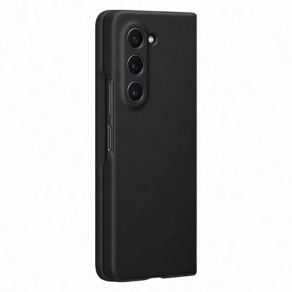 Samsung Galaxy Z Fold 5 Mobilskal PU Läder - Svart