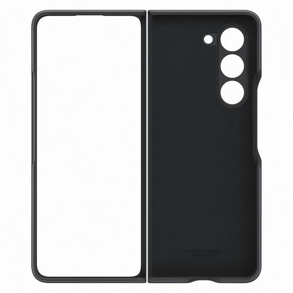 Samsung Galaxy Z Fold 5 Mobilskal PU Läder - Svart