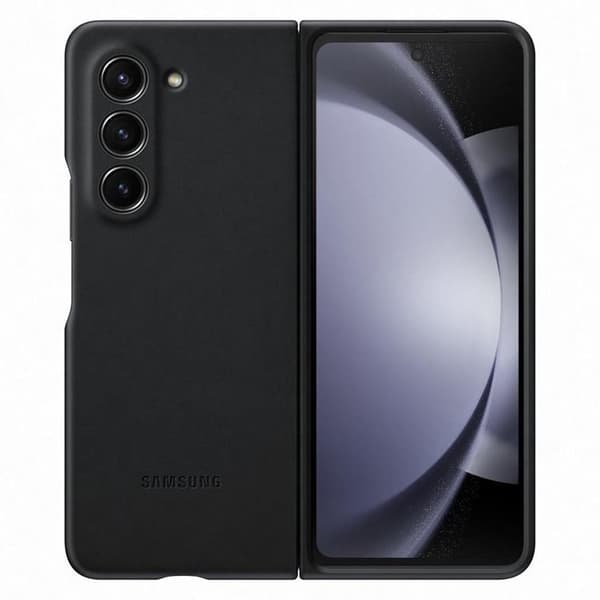 Samsung Galaxy Z Fold 5 Mobilskal PU Läder - Svart