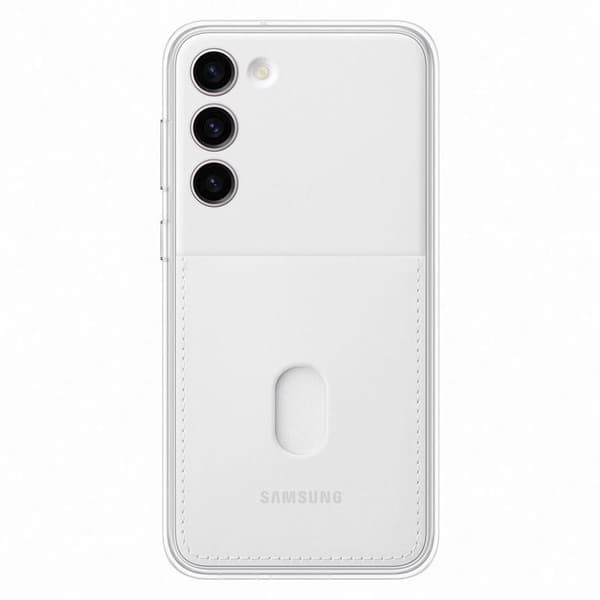 Samsung Galaxy S23 Plus Skal Frame Cover - Vit