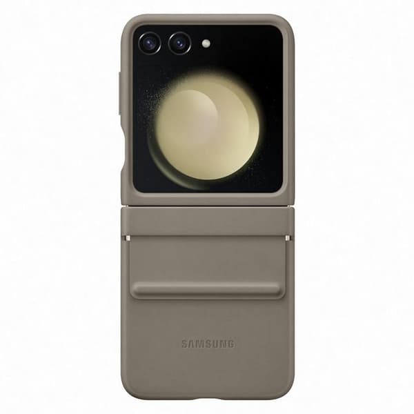 Samsung Galaxy Z Flip 5 Mobilskal Ekologisk Läder - Brun