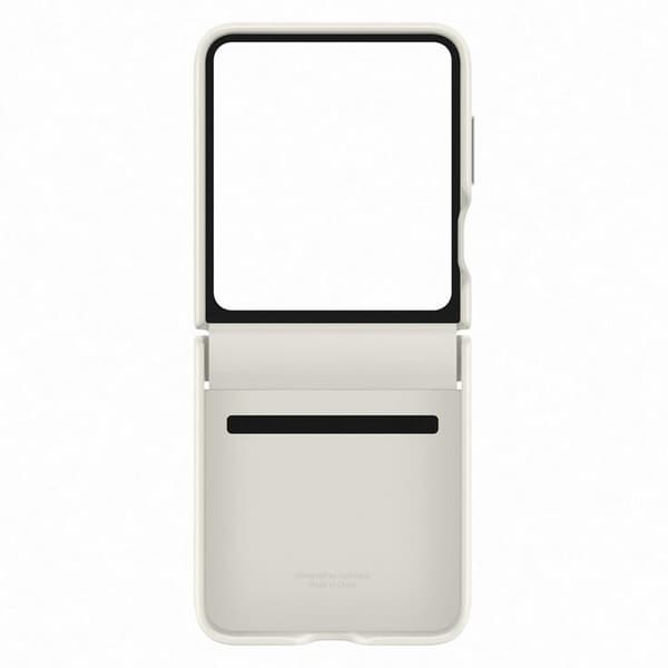 Samsung Galaxy Z Flip 5 Mobilskal Ekologisk Läder - Cream