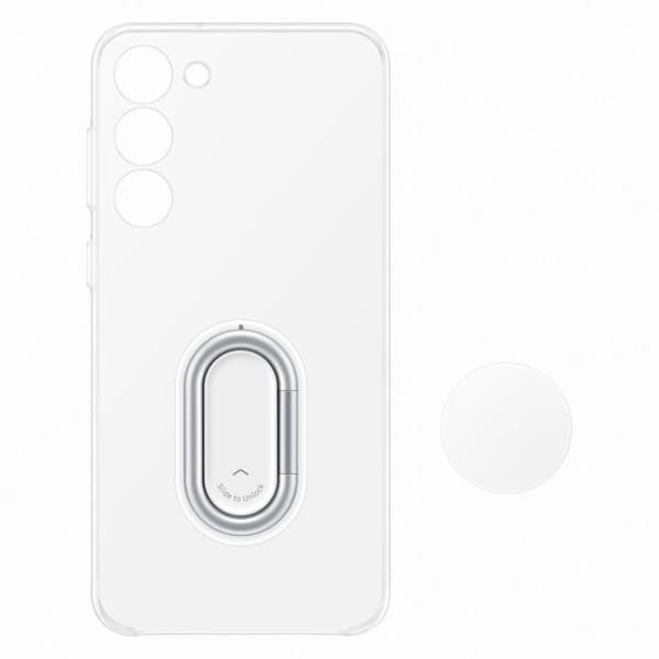Samsung Galaxy S23 Plus Skal Ringhållare Gadget - Transparent