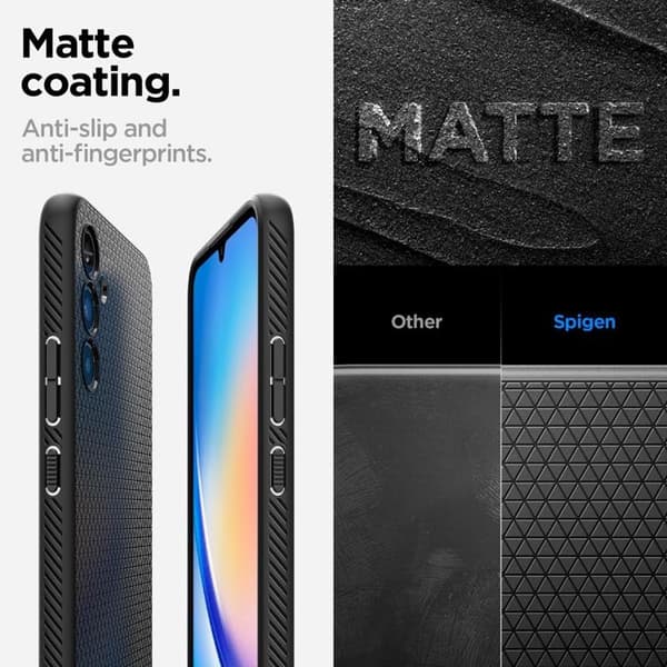 Spigen Galaxy A54 5G Mobilskal Liquid Air - Matte Svart