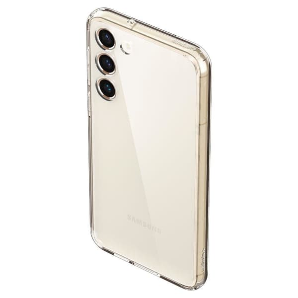 Spigen Galaxy S23 Skal Ultra Hybrid - Crystal Clear