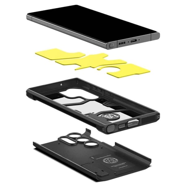 Spigen Galaxy S23 Ultra Skal Tough Armor - Svart