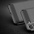 Miniatyrbild 4 av 8: Galaxy S23 Plus Skal Carbon Silicone Flexible - Svart