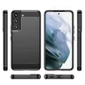 Miniatyrbild 8 av 8: Galaxy S23 Plus Skal Carbon Silicone Flexible - Svart