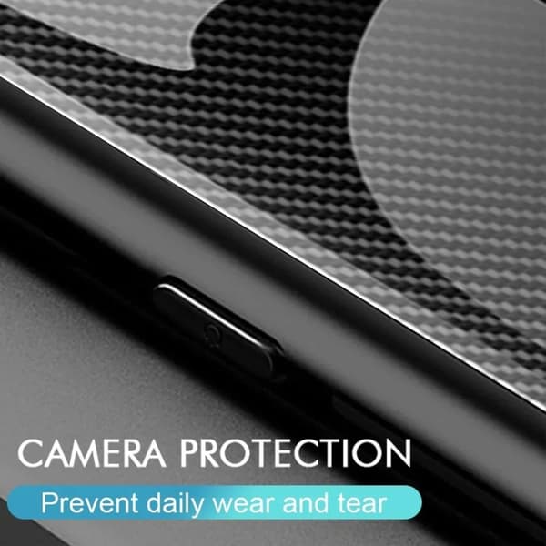 Galaxy S23 Plus Mobilskal Carbon Fiber - Mörkblå
