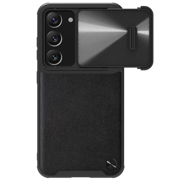 Nillkin Galaxy S23 Ultra Mobilskal CamShield Läder S - Svart