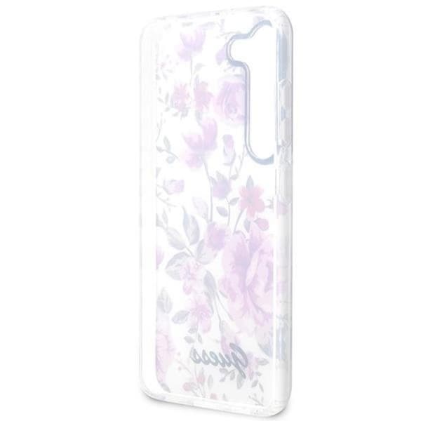 Guess Galaxy S23 Mobilskal Flower Collection - Vit