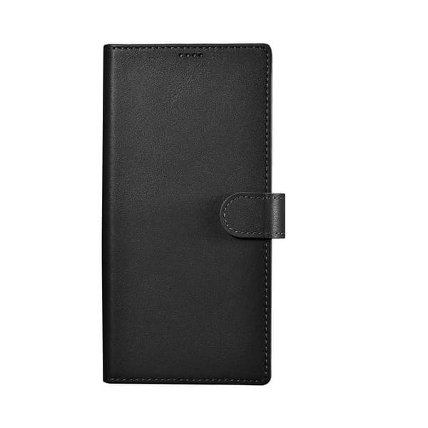 iCarer Galaxy S23 Ultra Plånboksfodral Läder - Svart