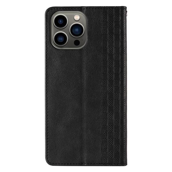 Galaxy S23 Ultra Plånboksfodral Magnet Strap - Svart