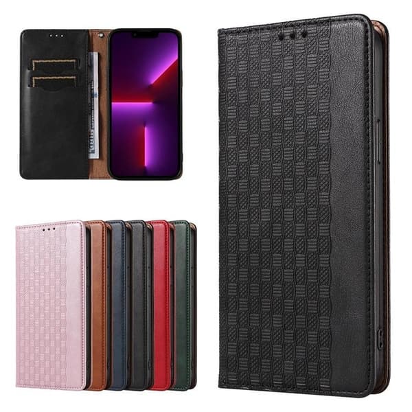 Galaxy S23 Ultra Plånboksfodral Magnet Strap - Svart