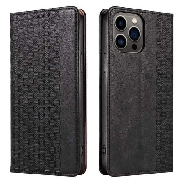 Galaxy S23 Ultra Plånboksfodral Magnet Strap - Svart