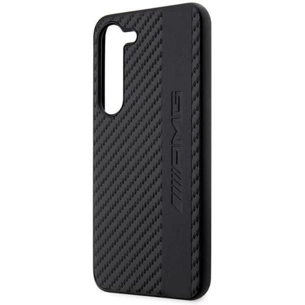 AMG Galaxy S23 Skal Carbon Stripe & Embossed - Svart