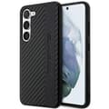 Miniatyrbild 1 av 8: AMG Galaxy S23 Skal Carbon Stripe & Embossed - Svart