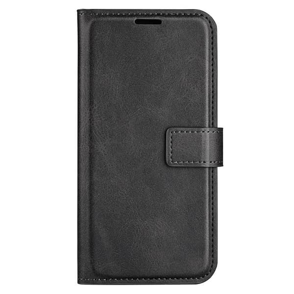 iPhone 15 Plus Plånboksfodral Calf Flip Folio - Svart