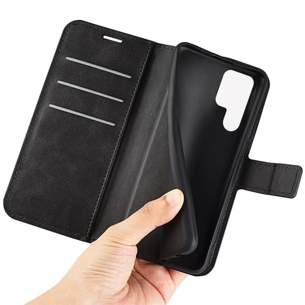 Galaxy S23 Ultra Plånboksfodral Folio Flip - Svart