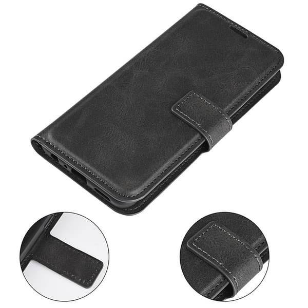 Galaxy S23 Ultra Plånboksfodral Folio Flip - Svart