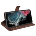 Miniatyrbild 5 av 6: Galaxy S23 Ultra Plånboksfodral Folio Flip - Brun