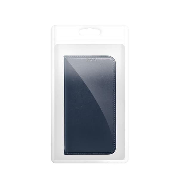 iPhone 15 Plus Plånboksfodral Smart Magento - Marinblå