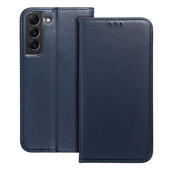 iPhone 15 Plus Plånboksfodral Smart Magento - Marinblå
