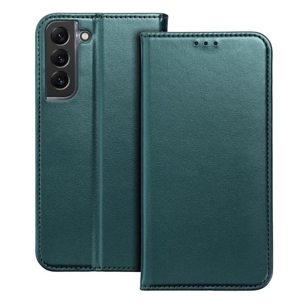 iPhone 15 Plus Plånboksfodral Smart Magento - Mörkgrön