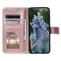 Miniatyrbild 4 av 6: Galaxy A24 4G Plånboksfodral Imprinted Mandala Flower - Rosa Guld