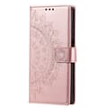 Miniatyrbild 2 av 6: Galaxy A24 4G Plånboksfodral Imprinted Mandala Flower - Rosa Guld