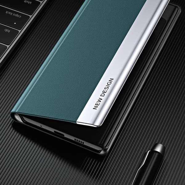 Xiaomi 13 Lite Mobilfodral Sleep Pro Flip Stand - Svart