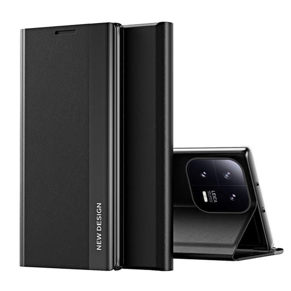 Xiaomi 13 Lite Mobilfodral Sleep Pro Flip Stand - Svart