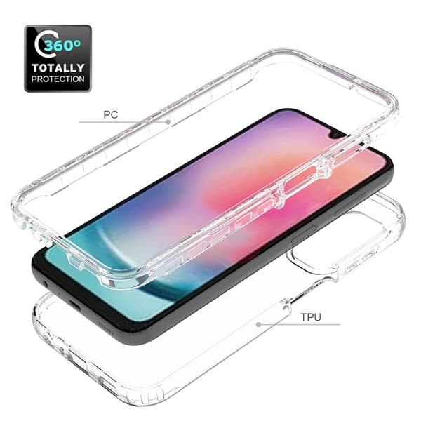 Galaxy A24 4G Mobilskal 3in1 Gradient - Transparent