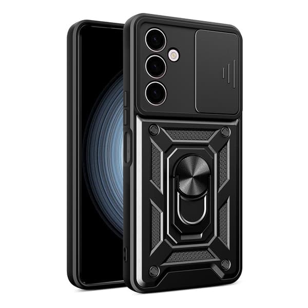 Galaxy A24 4G Mobilskal Ringhållare Kickstand - Svart