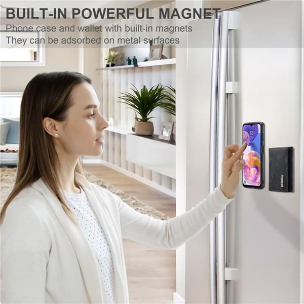 DG.MING Galaxy A23 4G/5G Plånboksfodral M2 2-in-1 - Svart