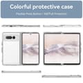 Miniatyrbild 8 av 8: Google Pixel Fold Mobilskal Anti-Scratch TPU + Acrylic - Transparent