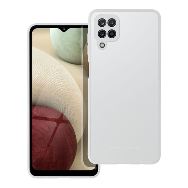 Roar Matte Glass Skal för Samsung Galaxy A12 i stål
