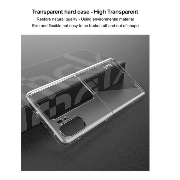 IMAK Oppo Find N2 Flip 5G Mobilskal Air II Pro Anti-Scratch - Clear
